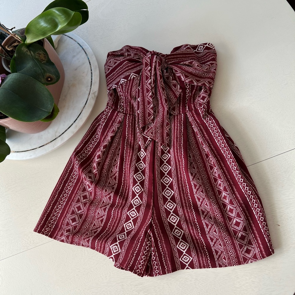 daytrip strapless romper